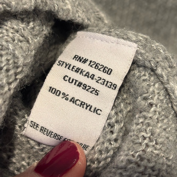 Velvet Heart Heather Gray Sweater - Picture 4 of 4